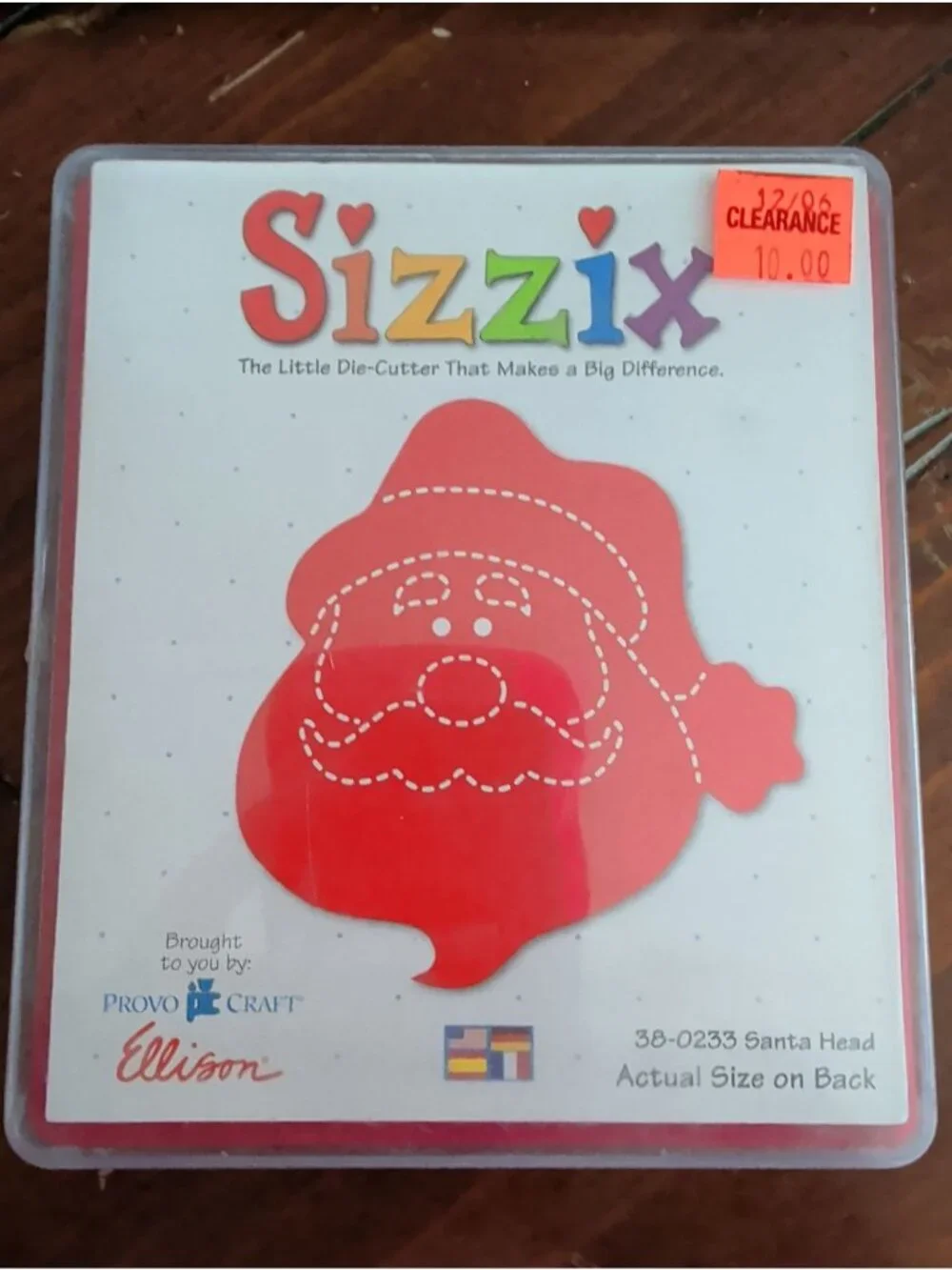 Sizzix Red Original Die Cutting Machine By Provo Craft & Ellison For Scrapbookin